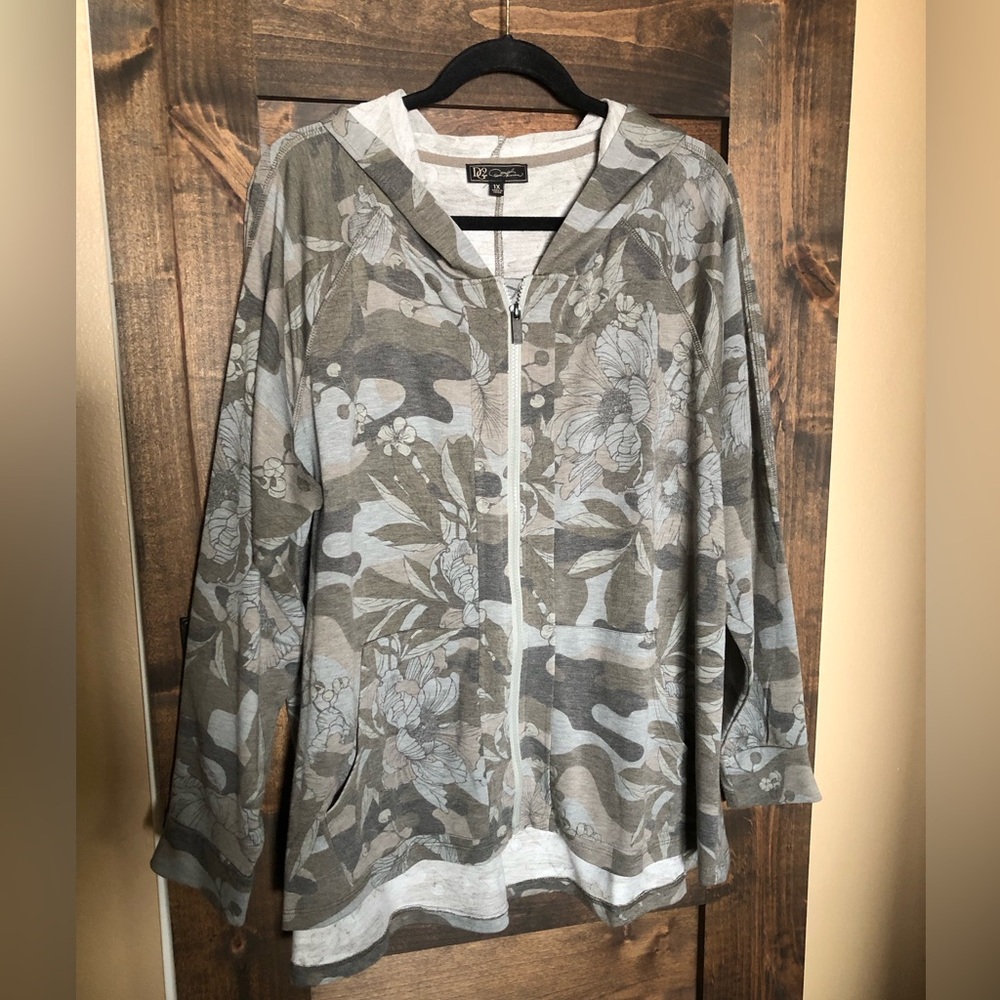 Silky knit hoodie by Diane Gilman